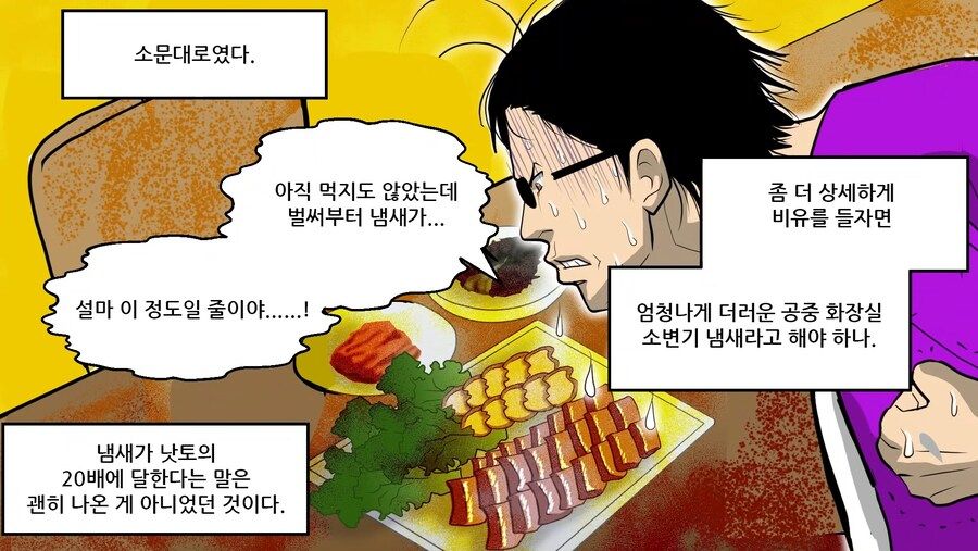 삭힌 홍어를 먹어본 일본인 후기.....MANHWA