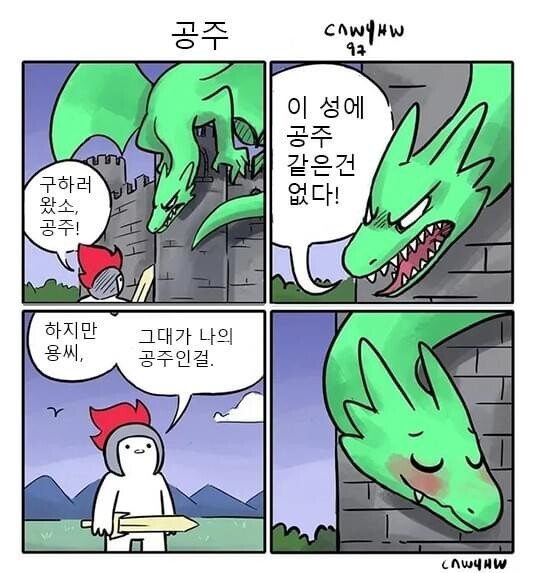 용사가 공주를 구하러 가는 만화.manhwa