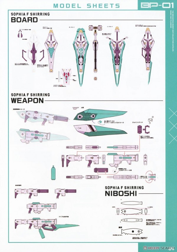 [閉じる]PLAMAX BP-01 ソフィア・F・シャーリング (プラモデル) 解説3