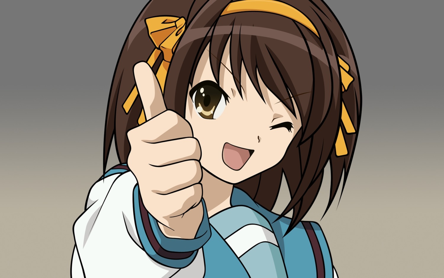 seifuku suzumiya_haruhi suzumiya_haruhi_no_yuuutsu vector_trace wallpaper