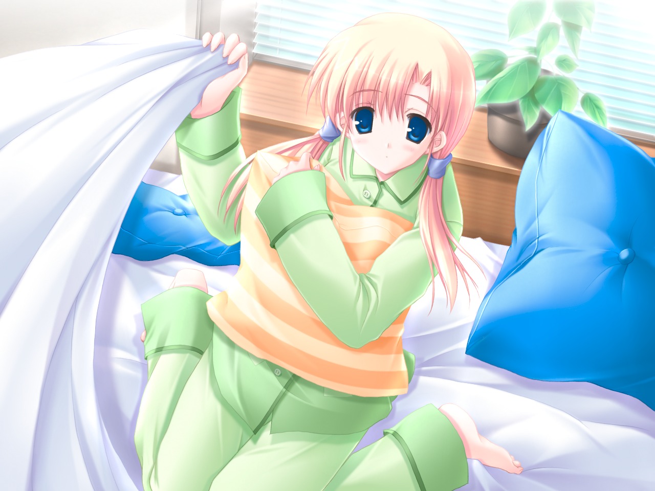 canvas_2 housen_elis ikegami_akane pajama wallpaper