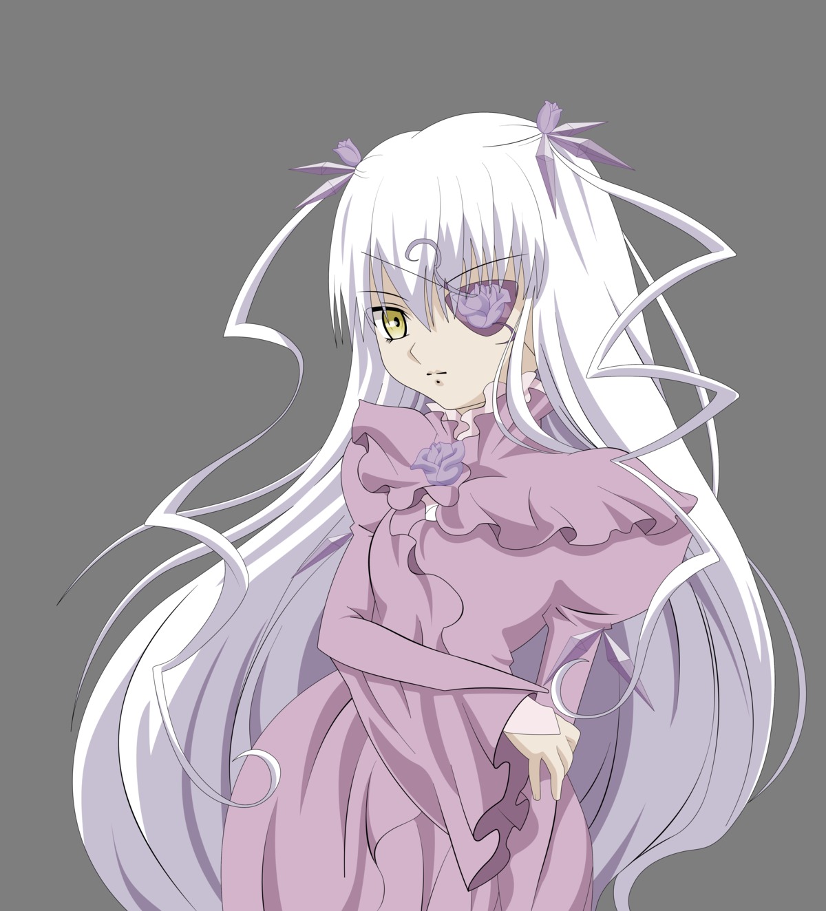 barasuishou eyepatch lolita_fashion rozen_maiden transparent_png vector_trace