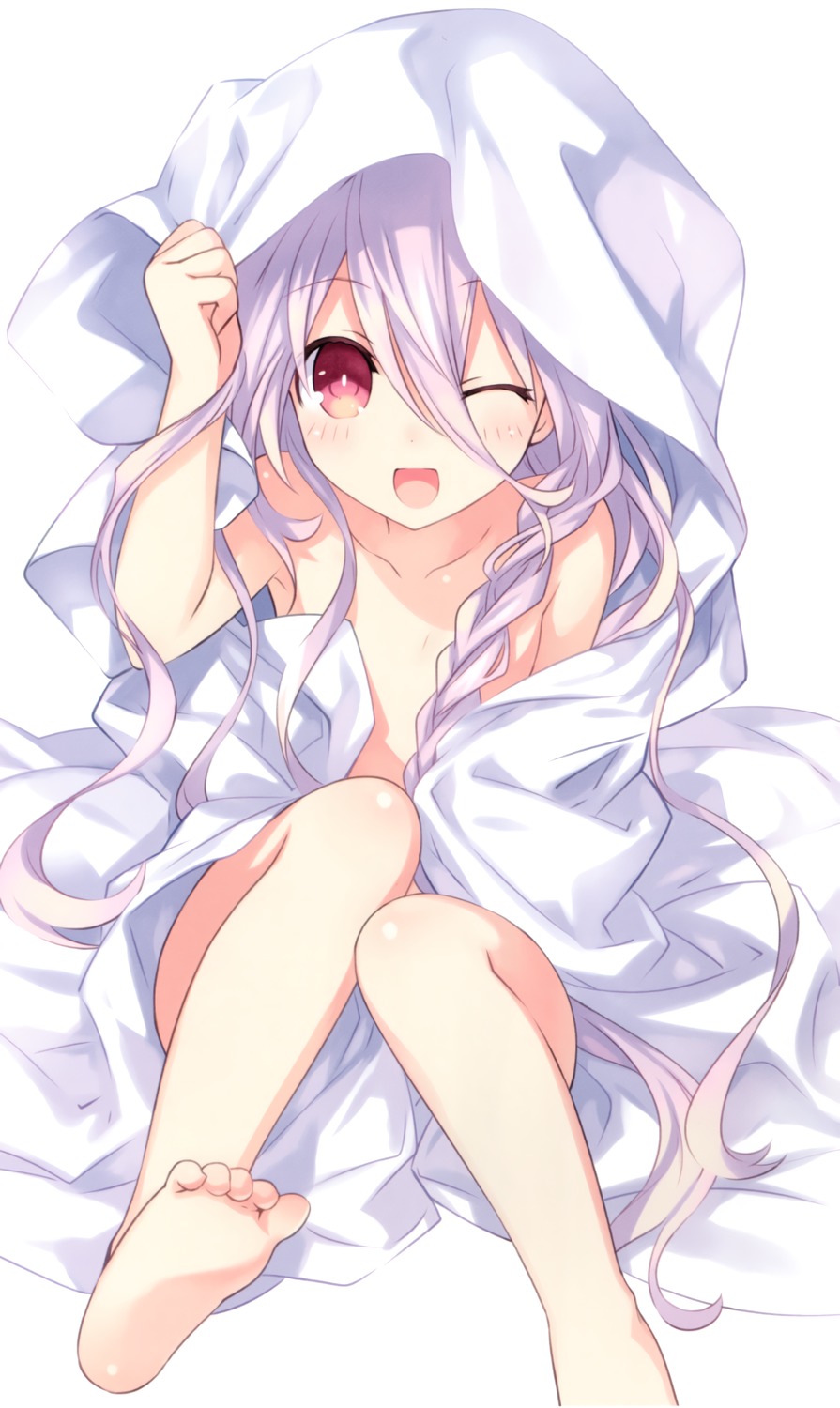 yande.re 350671 sample date_a_live feet loli naked sheets sonogami_rio tsunako.jpg