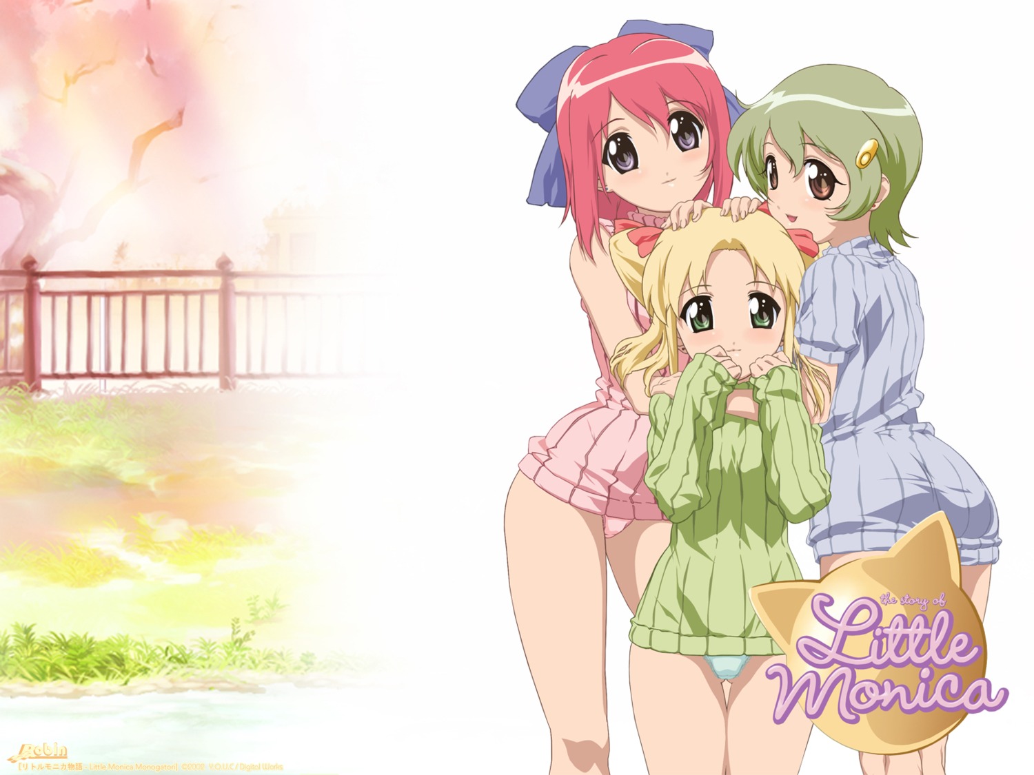 celia little_monica_monogatari loli may_(little_monica_monogatari) pantsu satsumaya_jouki tina wallpaper