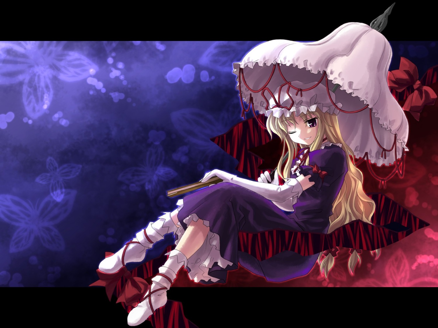 lolita_fashion studio_s.d.t. touhou wallpaper yakumo_yukari yuuki_tatsuya