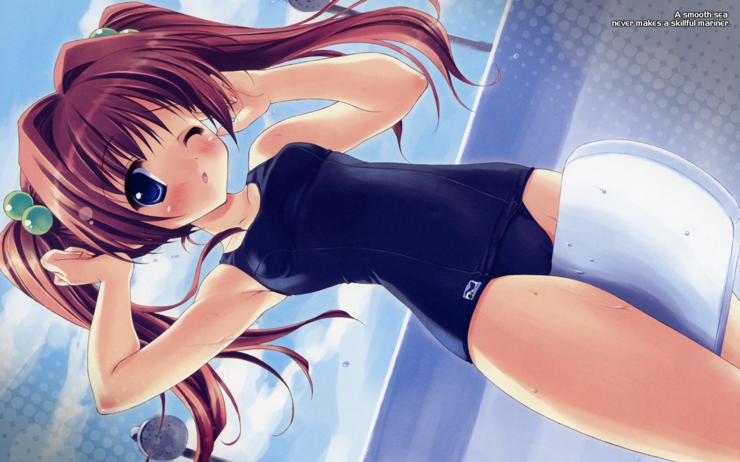 cameltoe loli ryohka school_swimsuit swimsuits wallpaper