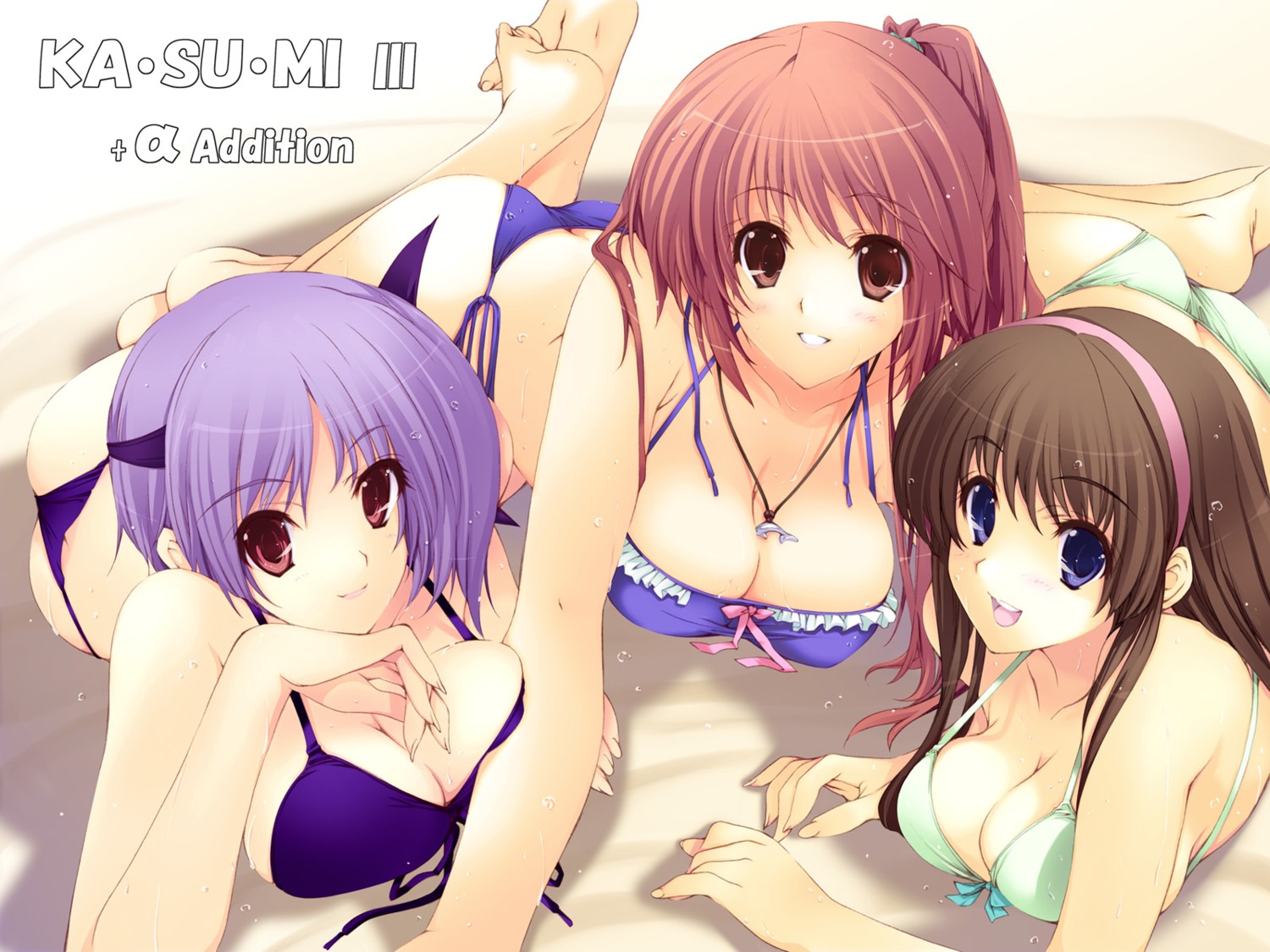 ayane_(doa) bikini dead_or_alive hitomi iizuki_tasuku kasumi swimsuits wallpaper