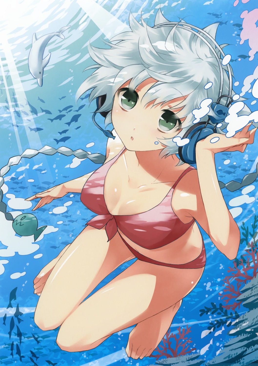 yande.re 320202 sample akitakome bikini cleavage feet headphones swimsuits.jpg