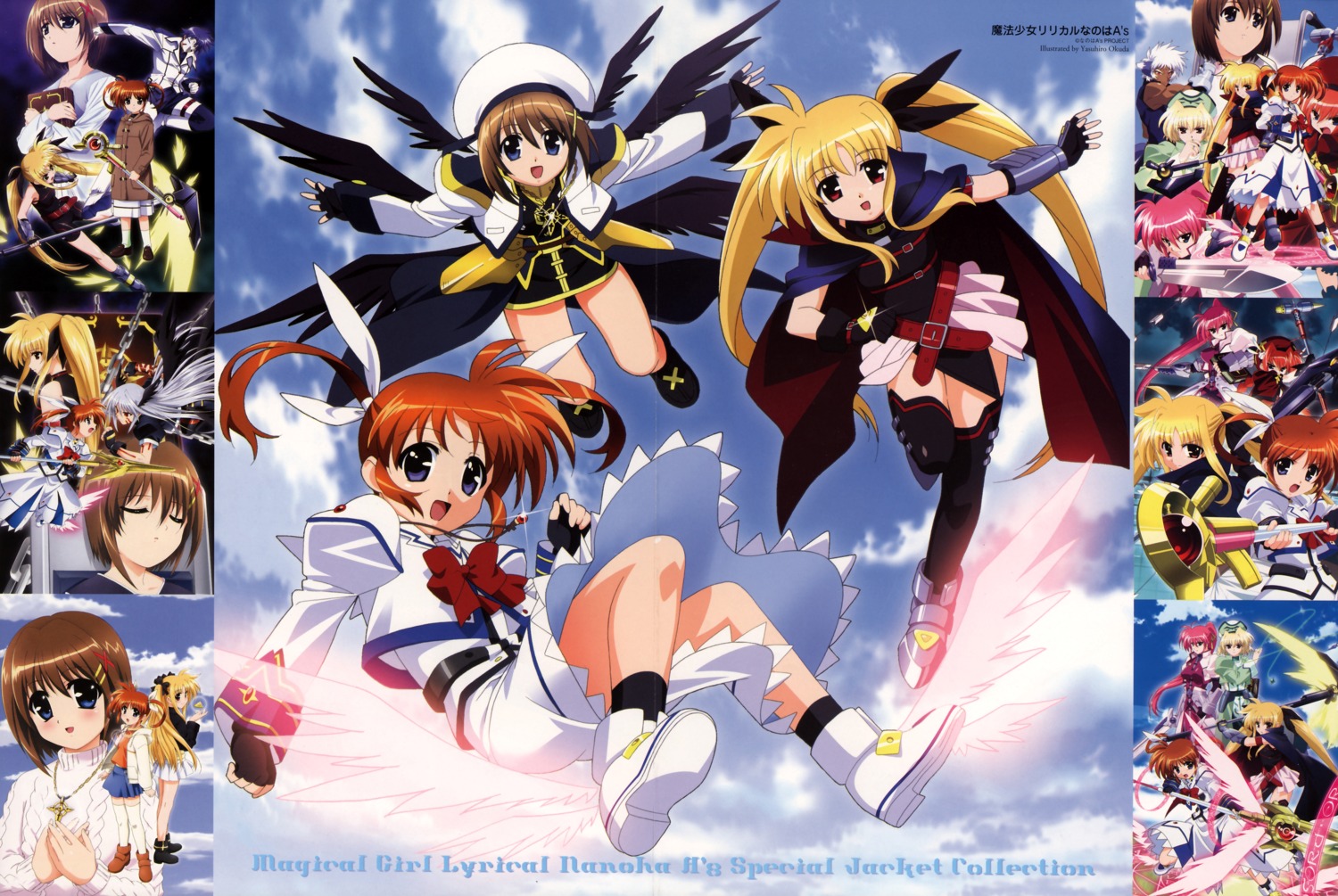 fate_testarossa mahou_shoujo_lyrical_nanoha mahou_shoujo_lyrical_nanoha_a's okuda_yasuhiro takamachi_nanoha yagami_hayate