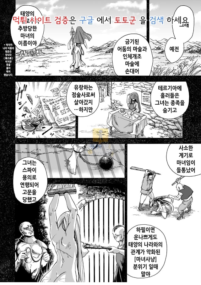 동인지망가 마녀의 낙일