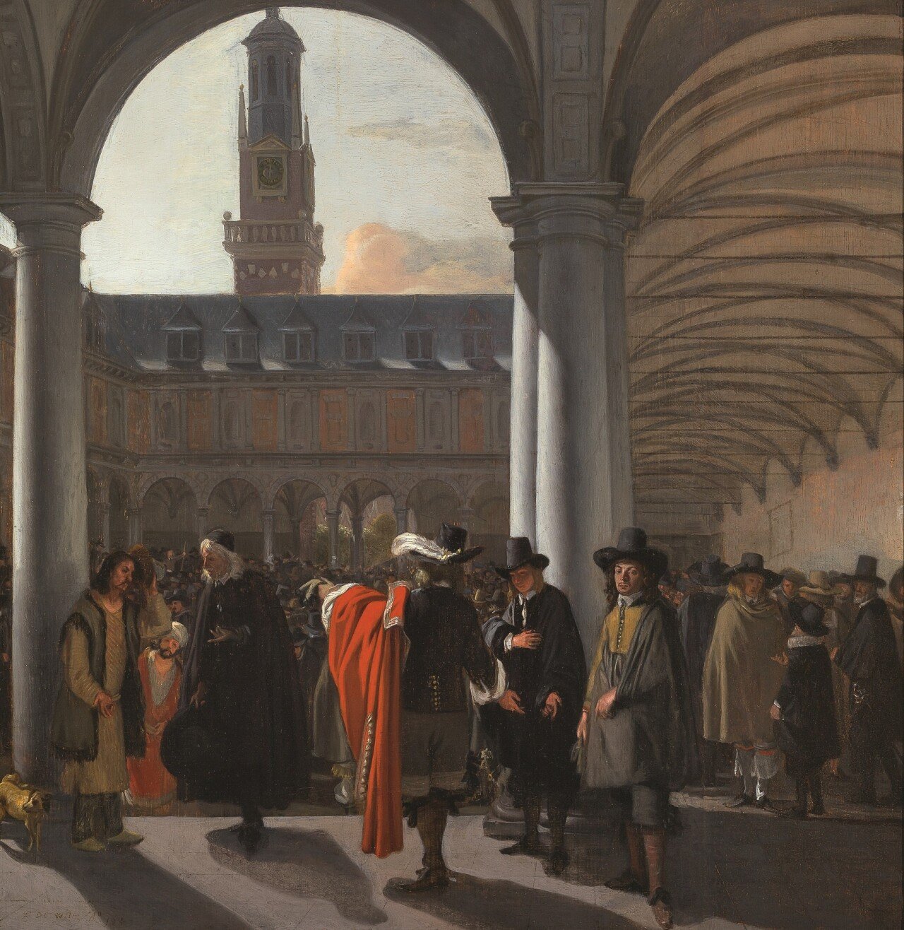 The_courtyard_of_the_Beurs_in_Amsterdam,_by_Emanuel_de_Witte.jpg 물고기 팔아서 세계정복한 나라