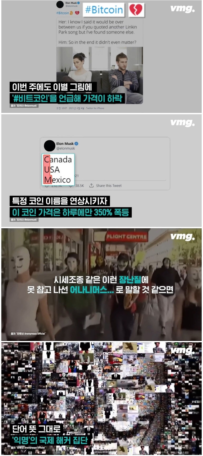 비트코인 시장 뒤흔든 머스크에게 날아온 경고 - 짤티비