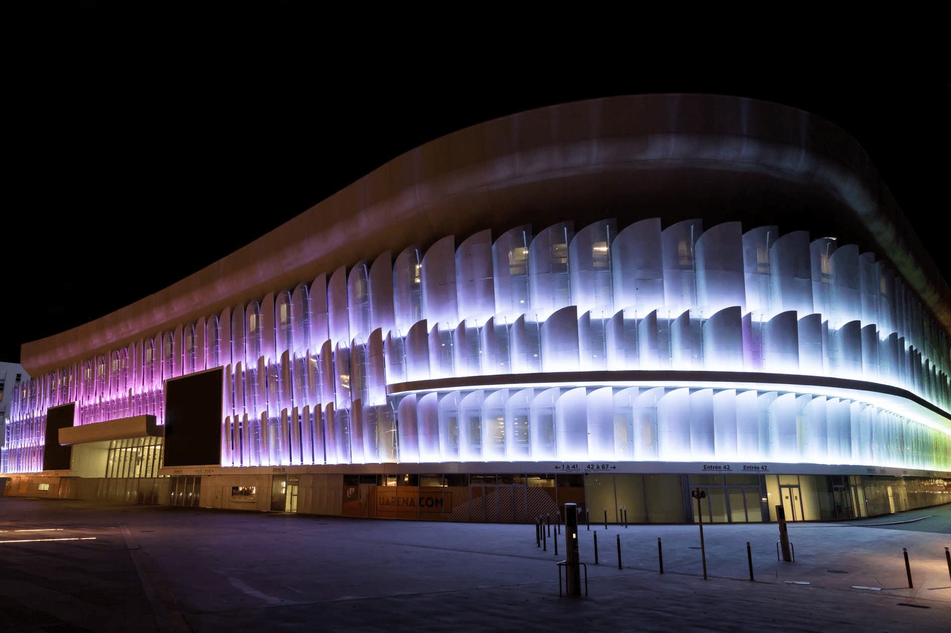 Eccelectro The Arena de Paris Illumination LED