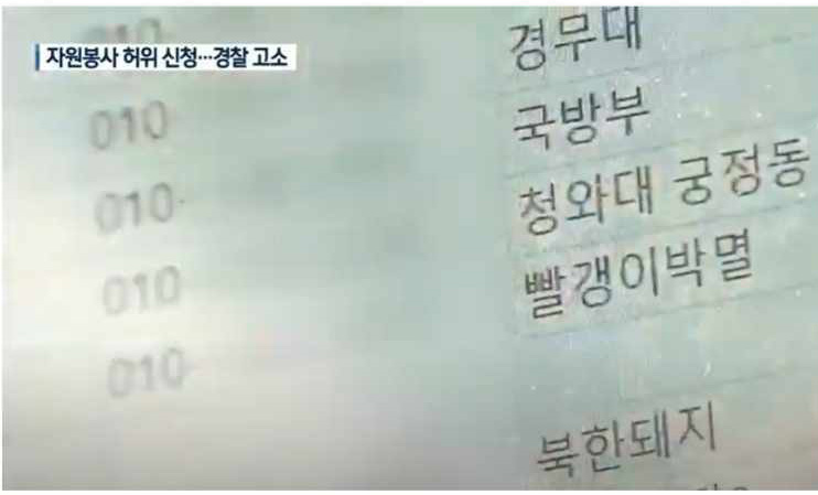 유해발굴 자원봉사 허위 신청, 조롱 - 짤티비