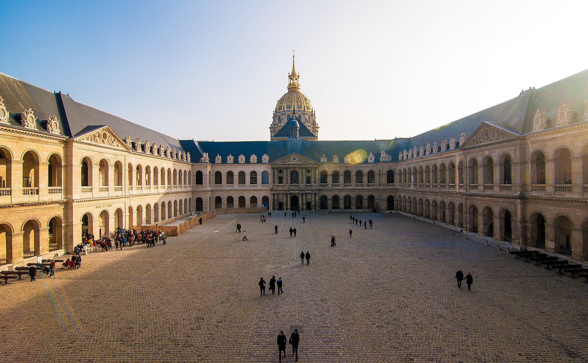 The court of honor of the Invalides