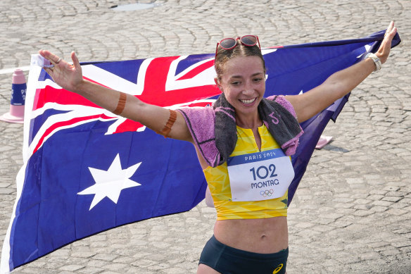 Paris Olympics 2024: Australian Jemima Montag pays tribute to Jewish  grandmother who fled Auschwitz for Paris, after winning bronze medal in  20km race walk