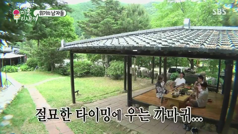 까마귀까지 장단 맞춰주는 지석진 토크