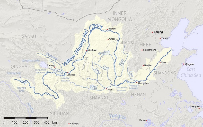 1024px-Yellowrivermap.jpg 중국의 서부개척시대, 남북조 시대를 알아보자