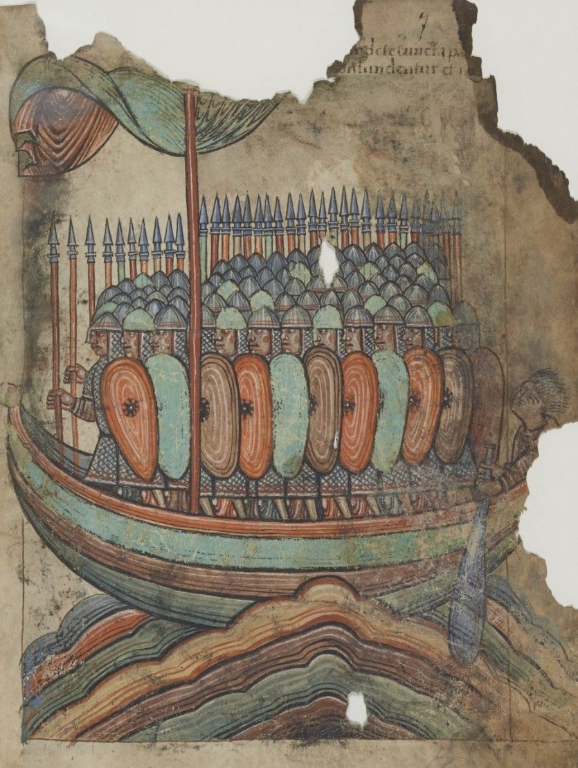 Viking_attack_on_Guérande,_from_a_Saint-Aubin_MS.jpg 바이킹은 왜 약탈했을까?