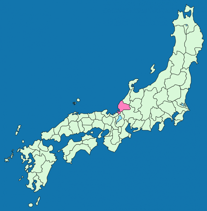 Old_Japan_Echizen.svg.png 기노시타 히데요시, 가네가사키의 전설을 쓰다