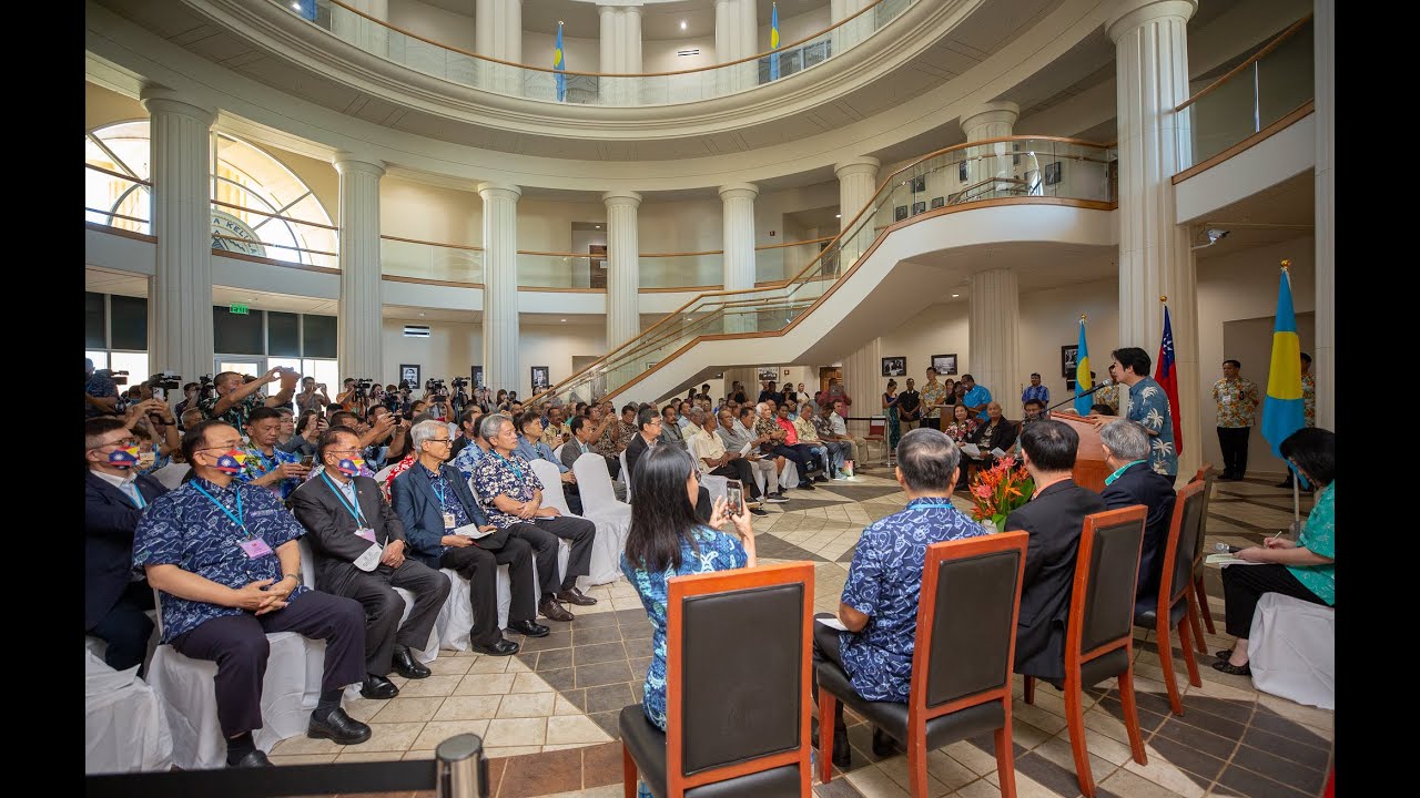 Vice President Lai attends welcome ceremony at Palau National Congress