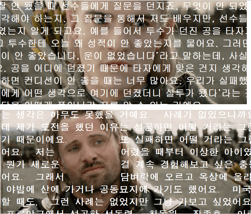 4.PNG 최후의 결전 전, 사우론의 사자와 대면한 아라곤