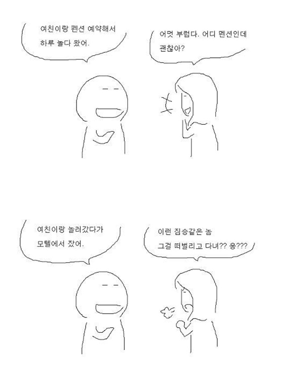 펜션과 모텔의 차이