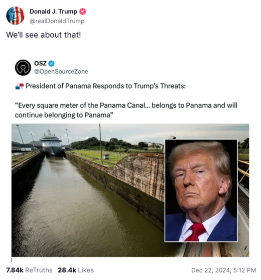 Trump Response to Panama